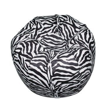 Boscoman Faux Suede Round Teen Beanbag Chair