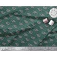 thumbnail image 2 of Soimoi Modal Satin Fabric Fish Block Print Fabric by The Yard 42 Inch Wide, 2 of 3