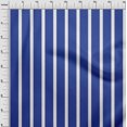 thumbnail image 4 of oneOone Velvet Blue Fabric Stripes Sewing Material Print Fabric By The Yard 58 Inch Wide, 4 of 4
