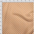 thumbnail image 4 of oneOone Silk Tabby Orange Fabric Houndstooth Craft Projects Decor Fabric Printed By The Yard 42 Inch Wide, 4 of 4