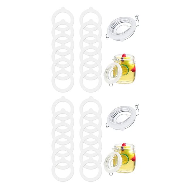maskred 12pack/lot Versatile Silicone Replacement Gasket Seals Airtight And Durable Silicone Gasket 2Set