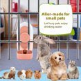 thumbnail image 2 of Automatic Pet Water Dispenser Hanging Drinker Bottle Bowl for Cage Small Animals Hydration Solution, 2 of 4