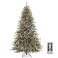 thumbnail image 1 of Costway 7.5 FT Artificial Christmas Tree with  360° Quick Power Connector 1086 Pine Needles, 1 of 10