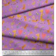 thumbnail image 2 of Soimoi Rayon Fabric Balloon,Floral & Cute Animals Cartoon Print Sewing Fabric Yard 42 Inch Wide, 2 of 3