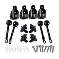 thumbnail image 2 of Siruishop 16Pcs Blinds & Shades Bungee Tie Down Ropes Set Universal Fixing Accessories Black, 2 of 8