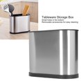 thumbnail image 3 of Boîte de Rangement pour Couverts, Égouttoir en Acier Inoxydable Porte-Ustensiles Porte-Couverts Valeur Exceptionnelle, 3 of 8