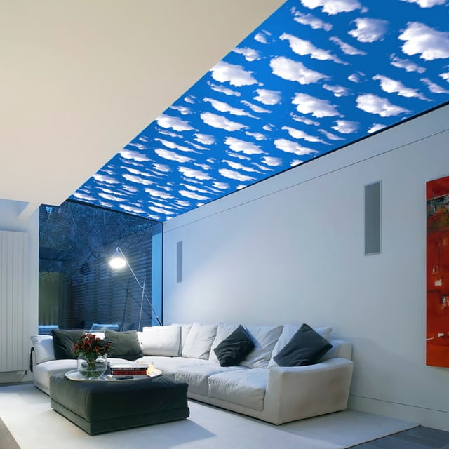 Openpig Blue Sky Clouds Pattern Contact Paper Self Adhersive Vinyl Removable Wallpaper Kitchen Backsplash Accent Wall Art Deco