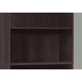 thumbnail image 3 of Monarch Specialties Bookshelf, Bookcase, 6 Tier, 72"h, Office, Bedroom, Laminate, Brown, Transitional, 3 of 5