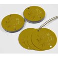 thumbnail image 4 of Inkdotpot Pack Of 50 Let Love Sparkle Wedding Favor Paper Tags Craft Real Gold Foil Hang Tags, 4 of 6