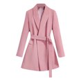 thumbnail image 1 of CEHVOM Mode Femmes Manteau à Double Boutonnage Blouse Slim Blazer Liquidation, 1 of 6