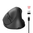 thumbnail image 1 of EGNMCR Mouse, Gaming Mouse 2.4G Rechargeable Wireless Vertical Mouse, Ergonomically Designed 10 Meters Control, Built-in 600mah Lithium Battery, Suitable For Office Games Wireless Mous, 1 of 9