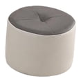 thumbnail image 2 of GROWTH TANK Small Foot Stool Step Stool Foot Rest for Bedroom Entrance Apartment Gray and Beige, 2 of 9