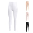 thumbnail image 4 of MIASHUI Girls Dance Ballet Tights Comfortable Fit Pants Solid Color Seamless Stretchy Leggings,White,3-4 Years, 4 of 4