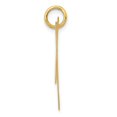 thumbnail image 2 of Diamond2Deal 14K Yellow Gold Large Script Letter M Initial Pendant for Women, 2 of 5