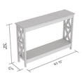 thumbnail image 2 of Safdie & Co. Console Table 47.25L Dark Grey 1 Shelf, 2 of 4