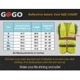 thumbnail image 2 of GOGO Big & Tall 9 Pockets High Visibility Zipper Front Safety Vest With Reflective Strips, Meets ANSI Standards-Red-US 2XL, 2 of 7