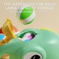 thumbnail image 4 of F Dinosaur Ball Launcher Toy With 12 Soft Elastic Balls And Shield Target Suit Indoor Shooting Game For Kids Hand Crank Rotation Continuous Shooting Safe Foam Bullets 430G 8.66X8.66X5.12 I, 4 of 5