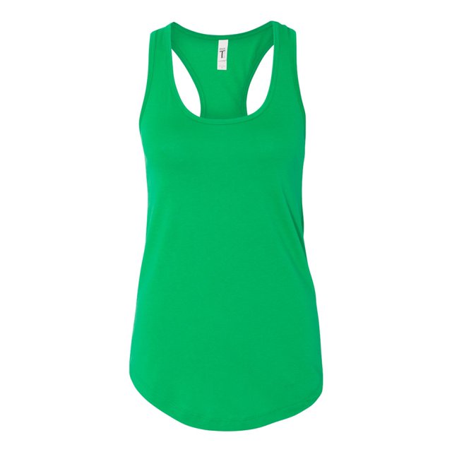 Next Level Débardeur Dos Nageur Idéal pour Femmes, m, Vert Kelly