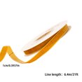thumbnail image 3 of Meitianfacai 1cm Single Sided Velvet Ribbon Gift Flower Packaging Ribbon Decoration Ribbon DIY Ribbon, Gold, 3 of 6