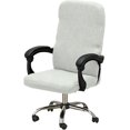 thumbnail image 1 of Office Chair Covers,Stretch Thick Computer Rotating Chair Cover with Zipper,for Office Desk Computer Chair Four Seasons(Light Gray,M), 1 of 5