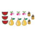 thumbnail image 1 of Hat Patches, Cute Unique 12 Pieces Fruit Patches Vivid Colors  For Socks, 1 of 8