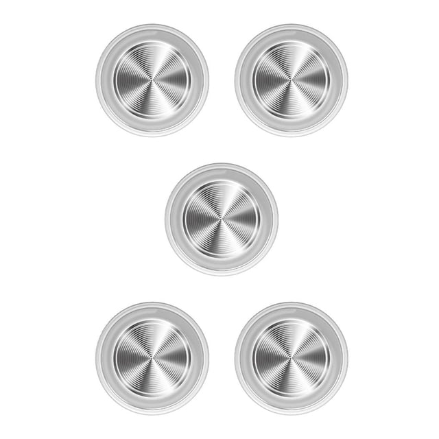 Ruiboury Mobile Phone Game Joystick Practical Screen Sucker Rocker Gamepad Button Controller Assist Joypad Gaming Supplies White 5Set