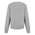 thumbnail image 5 of BLVB Chandails Chauds pour Femmes Col en V Classique Doux Chandail Confortable Ample Décontracté Manches Longues Automne Hiver, 5 of 5
