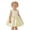 Yellow, variant on QHFBli Girls Formal Party Dress Bow Tie Tutu Sleeveless Gown For Toddler Pageant Performance Occasion Pink 6-9 Months