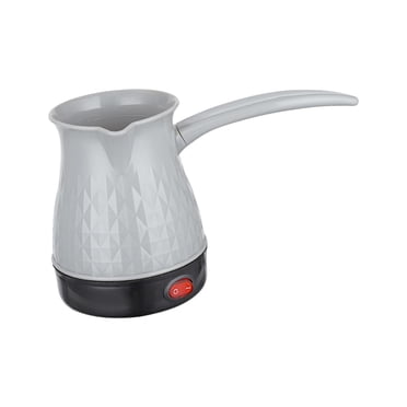 Rongfmy Cafetière Électrique Bouilloire à Thé Cafetière Turque pour Camping Cuisine Café Gris