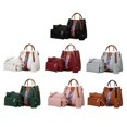 thumbnail image 2 of Xingzhi Leather Stylish Handbags For Every Occasion Functional And Fashionable Multiple Back Methods red, 2 of 6