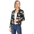 thumbnail image 3 of INSPIRE CHIC Blazer Ouvert à Revers Cranté à Manches Longues Intégrales pour Femme, 3 of 6