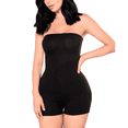 thumbnail image 1 of Combinaison Tube Sans Bretelles pour Femmes Bodycon Sans Manches Combinaison une Pièce Courte Été, 1 of 5