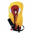 thumbnail image 2 of FLOATTOP USCG Coast Guard Aprroved Inflatable PFD Life jacket Vest for Adults with 33g Cylinder, 2 of 4