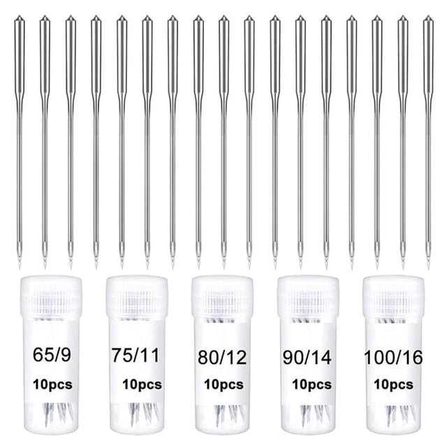 Sewing Machine , 50 Count, Universal Regular Singer, , , , Sizes 65/9, 75/11, 80/12, 90/14, 100/ 50