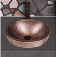 thumbnail image 3 of Monarch Pure Copper Hand Hammered Skirted Sink, 17 inches (Drop In or Vessel), 3 of 6