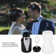 thumbnail image 3 of Bouteille à Bulles de Mariage, Mini Bouteille à Bulles pour Fête Mariée et Mari Durable et Réutilisable pour la Saint-Valentin, 3 of 7