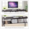 thumbnail image 2 of Costway 55'' Industrial Computer Desk  w/ Storage Shelf  Adjustable Foot Pads Home Office, 2 of 9