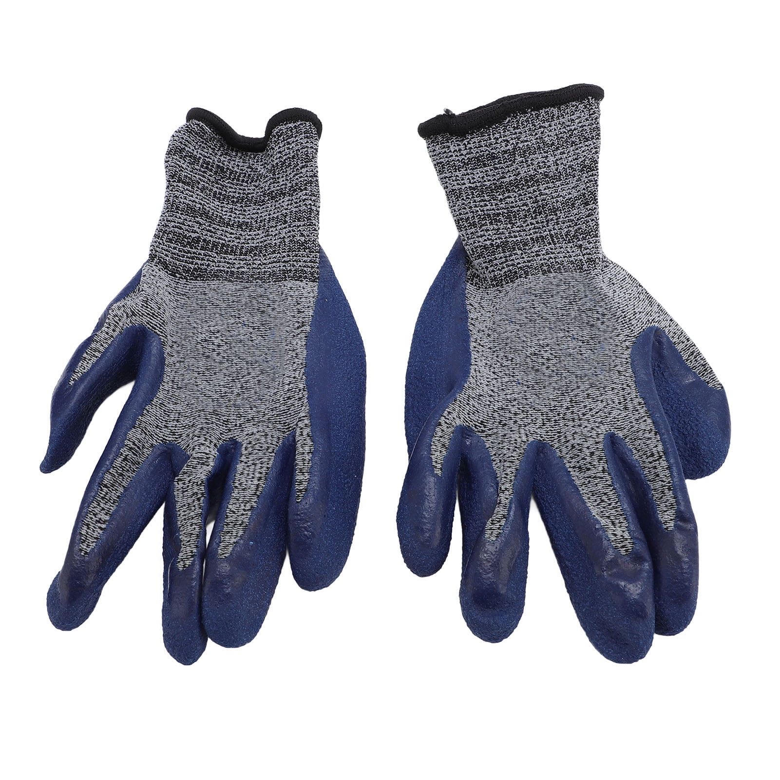 Work Gloves, Polyester Yarn Machine Washable Breathable Protective Work Gloves Non Slip  for Gardening