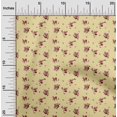 thumbnail image 1 of oneOone Georgette Viscose Fabric Leaves & Flower Floral Printed Craft Fabric BTY 42 Inch Wide, 1 of 4