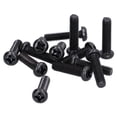 thumbnail image 3 of Pan Machine  Fastener 50pcs DIN 7985 Steel Pan Head Machine Screw Fully Threaded Black Zinc Plated  Fastener, 3 of 8