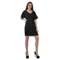 thumbnail image 3 of Moomaya Robes Décontractées pour Femmes Courtes Imprimées Robe Fluide à Col en V pour Femmes Grande Taille, 3 of 6