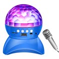 thumbnail image 1 of Bluetooth Party Speaker With Disco Ball LED Lights FM Radio AUX Input And Microphone 3 W Output 45 mm Driver 12.5 cm Height, 1 of 1