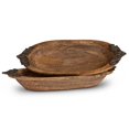 thumbnail image 1 of GG Collection 93014 Heritage Collection Antiquity Oval Display Wood Bowl, 1 of 1