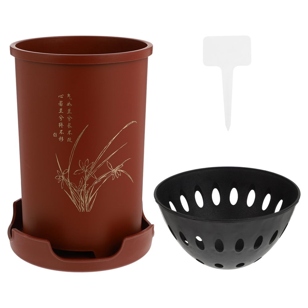 POINTERTECK Pot Plant Flower Planter Planters Pots Orchid Outdoor Indoor Succulent Decorative Box Holder Bonsai Tall Containers