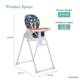 thumbnail image 4 of Chaise haute Tiny Bites de Fisher Price par Dream On me, Rainbow Sherbert, 4 of 6
