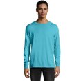 thumbnail image 1 of Hanes Mens ComfortWash Garment Dyed Long Sleeve Tee, S, Freshwater, 1 of 3
