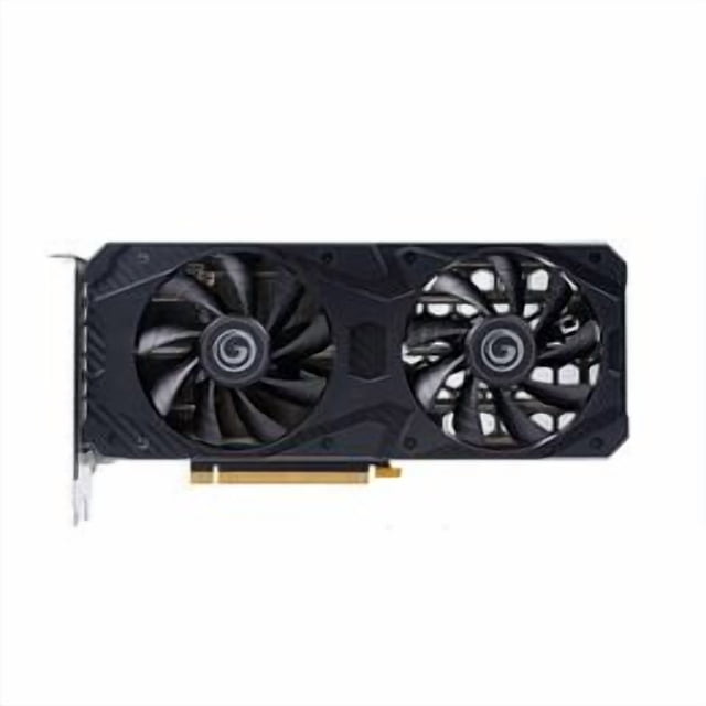 GALAX RTX 3060 XIAOJIANG 12GB Gaming Graphics Card GDDR6 192Bit HD DP PCI-E 4.0 16X 8Pin centered front view of a single PCIe 4.0 x16 dual-slot card with black direct-contact heat sink fins, visible PCB edge connector, one 8-pin power input, metal bracket with one HDMI 2.1b and three DisplayPort 2.1b outputs, small RGB LED strip and listed size 25 x 11 x 4 cm; often used as a compact upgrade for small-form-factor gaming or multi-monitor workstation builds.
