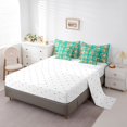 thumbnail image 3 of YST Capybara Bedding Set Queen 7 Piece,Floral Capybara Comforter Set With Sheet Set For Kids Boys Girls Cute Cartoon Animal Bed In A Bag With Throw Pillow Cover,Reversible, 3 of 5