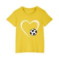 thumbnail image 2 of RXIRUCGD T-shirt Imprimé Halloween pour Enfants Garçons Filles Mode Mignon Col Rond Manches Courtes (Jaune, Taille: 3 Ans), 2 of 4