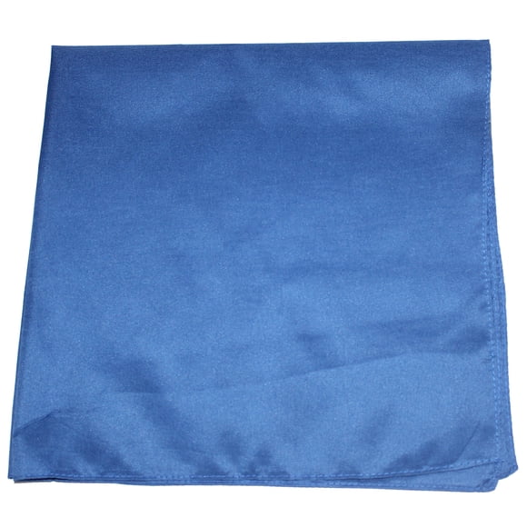 Set of 72 Mechaly Unisex Solid Cotton Plain Bandanas - Bulk Wholesale (Royal